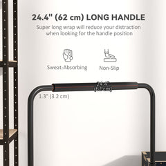 Push Up Bars, Adjustable Dip Station Parallel Bars with 4 Height Levels for Home Gym Fitness Workout