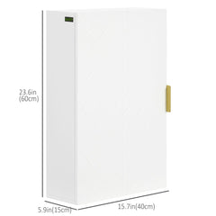 Bathroom Medicine Cabinet, Modern Wall Cabinet with Adjustable Shelves and Single Door for Laundry Room