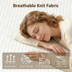 Twin Mattress 8 Inch Memory Foam Mattress in a Box, Pressure Relief & Lumbar Support, CertiPUR-US Certified, Medium Firm