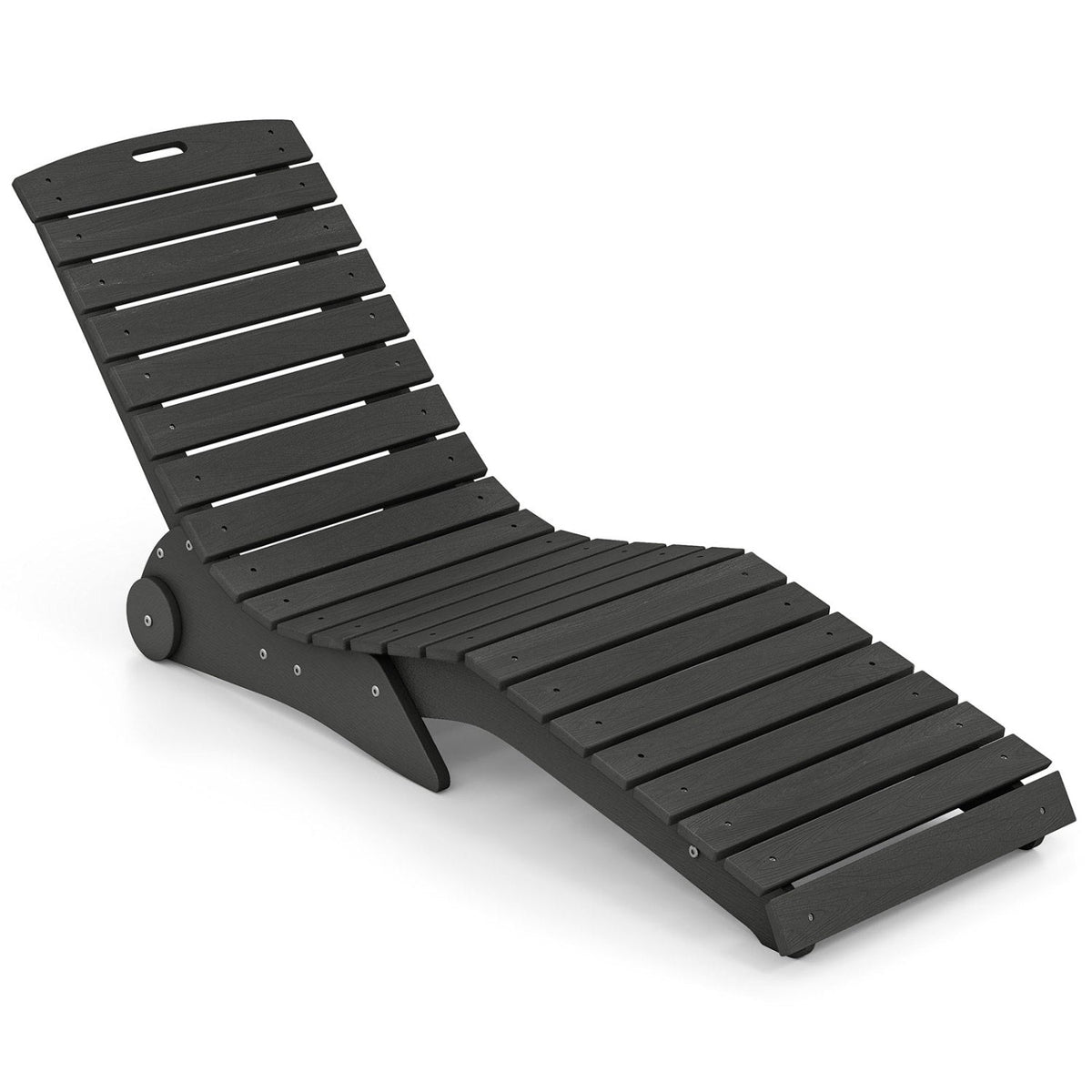 In Pool Lounge Chair in Dark Gray HDPE for Sun Shelves, 450 lb Capacity