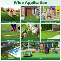Indoor Outdoor Synthetic Turf Mat with Drainage Holes-XL