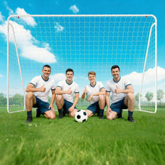 Soccer Goal, Soccer Net for Backyard, 10 x 4 ft, White
