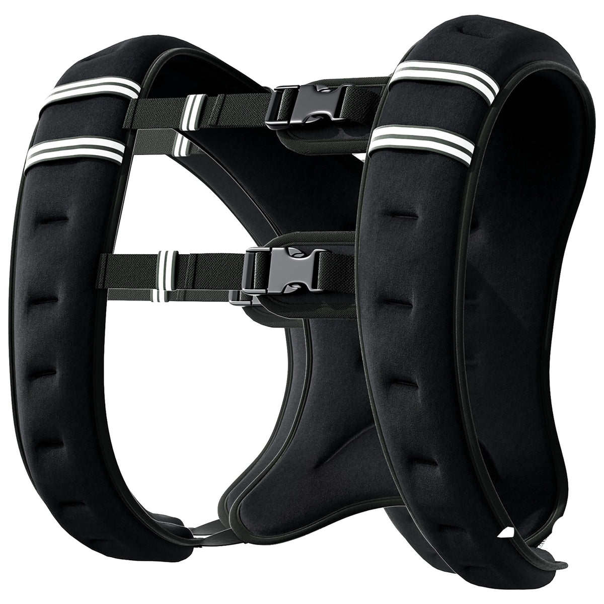 11 lbs Weighted Vest, Weight Vest with adjustable Straps, Convenient Pocket and Reflective Strips, Fit for Men Women