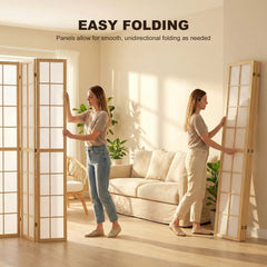 3 Panel Room Divider, 5.6 ft Folding Wall Divider Room Partition for Home Office, Bedroom, Black