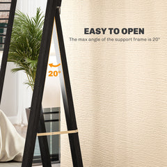 15" x 62" Full Length Mirror for Bedroom, Free Standing Dressing Mirror, Wall Mirror for Living Room, Black