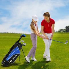 Junior Complete Golf Club Set for Age 8 to 10-Blue