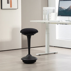 Swivel Standing Desk Chair, Backless Wobble Stool Chair, Adjustable Active Ergonomic Standing Stool with Rocking Motion