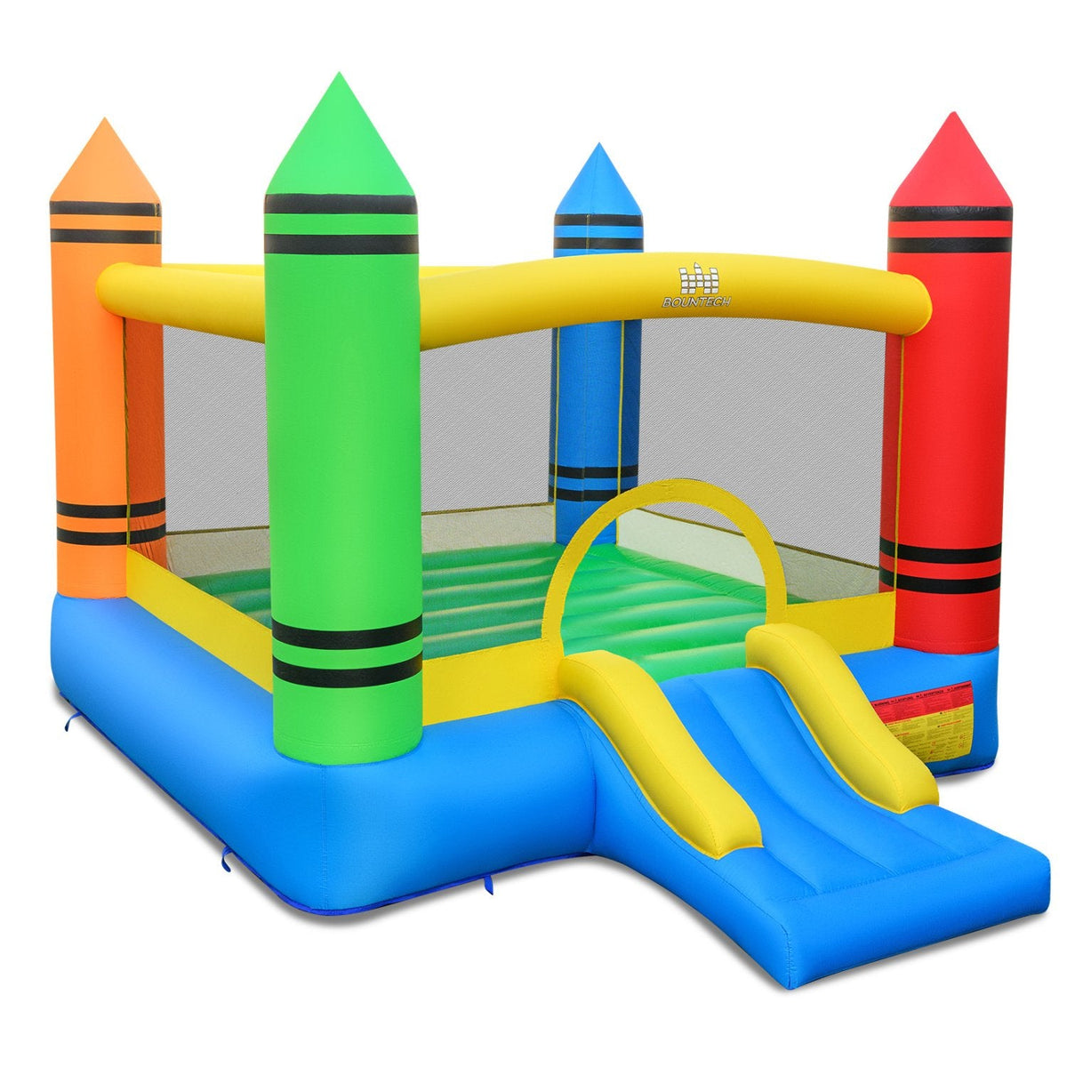 Kids Inflatable Bounce House with Slide and Ocean Balls Not Included Blower