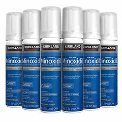Kirkland Signature Hair Regrowth Treatment 5% Minoxidil Foam for Men, 2.13 fl. oz, 6-pack (6 Month Supply)