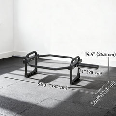 Trap Bar, Olympic Deadlifting Bar, 2" Hex Barbell Bar for Deadlifts and Shrugs, 660 lbs Capacity, Black