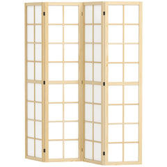 3 Panel Room Divider, 5.6 ft Folding Wall Divider Room Partition for Home Office, Bedroom, Black
