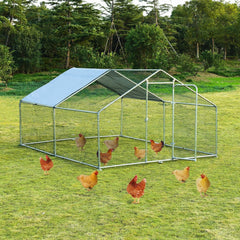 Large Walk in Shade Cage Chicken Coop with Roof Cover-M
