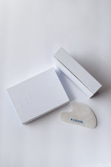 White Crystal Gua Sha Acupressure Tool