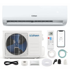 Lithzen 24000 BTU 208-230V 17 SEER2 Mini Split Air Conditioner and Heater WiFi Enabled