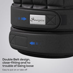 22lbs Weighted Vest, Adjustable Running Weight Vest with 38 Weight Bags, Black