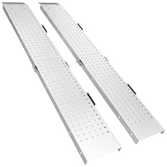 Folding Loading Ramps, 2 PCS 70.9" x 10" Motorcycle ATV Trailer Truck Ramps with 880 lb Total Capacity, Handles, Silver