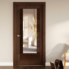 Multipurpose Storage Cabinet with 4 Drawers-Rustic Brown