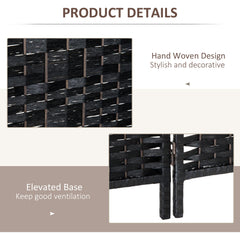 6ft Folding Room Divider, 3 Panel Wall Partition with Wooden Frame for Bedroom, Home Office, Natural