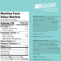 No Sugar Company PROTEIN COLLAGEN BAR, 4 Bars/Box