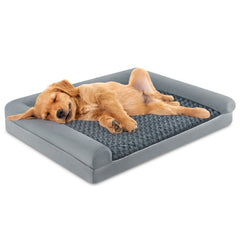 Orthopedic Foam Dog Bed Large Dog Sofa Couch with Removable Cover-L
