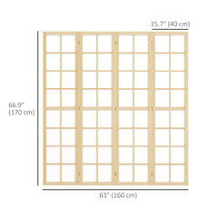 3 Panel Room Divider, 5.6 ft Folding Wall Divider Room Partition for Home Office, Bedroom, Black