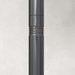 2 Pack of 10' String Light Poles, Steel Hanging Lighting Stand for Patio, Backyard, Deck, Wedding, Party, Black