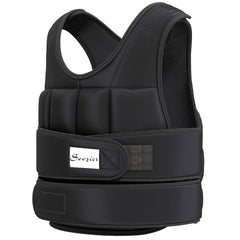 22lbs Weighted Vest, Adjustable Running Weight Vest with 38 Weight Bags, Black