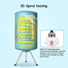 Portable Ventless Laundry Clothes Dryer