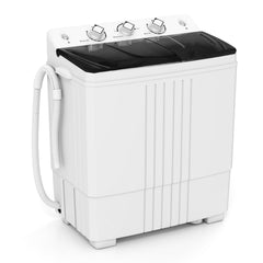 Portable Washing Machine with Built-in Drain Pump-Black