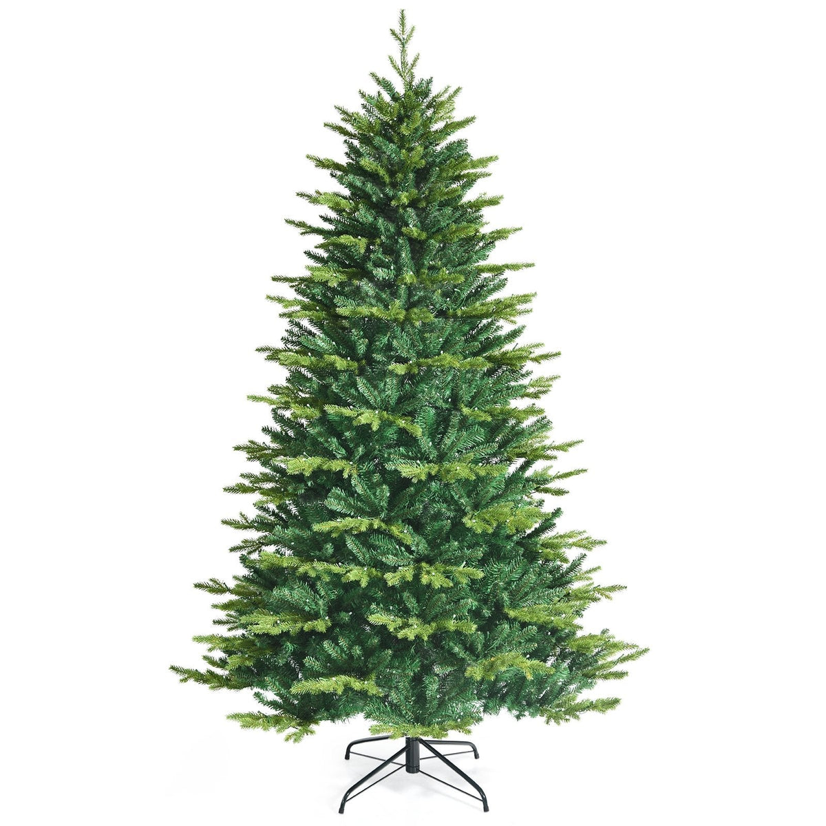 7 FT Pre-Lit Christmas Tree with App Controlled LEDs, 2324 Hinged PE and PVC Tips