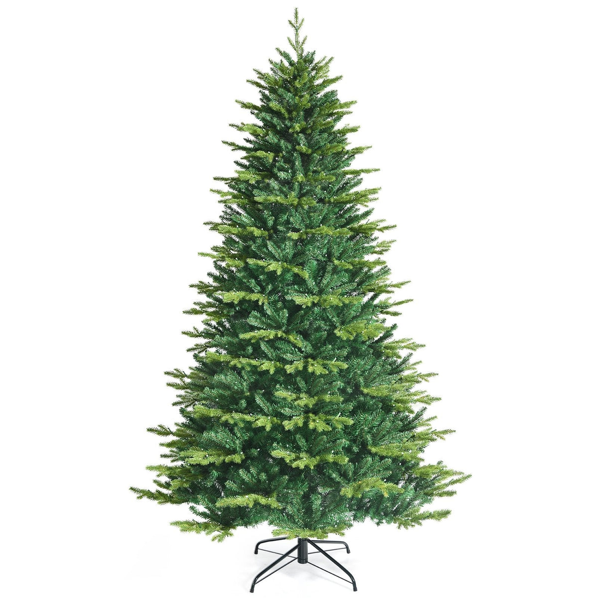 8 FT Pre-Lit Christmas Tree with App Controlled LEDs, 2956 Hinged PE and PVC Tips