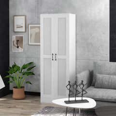 69" Tall Pantry Cabinet with Adjustable Shelves, Modern Kitchen Pantry Cabinet with Soft Close Doors, Black