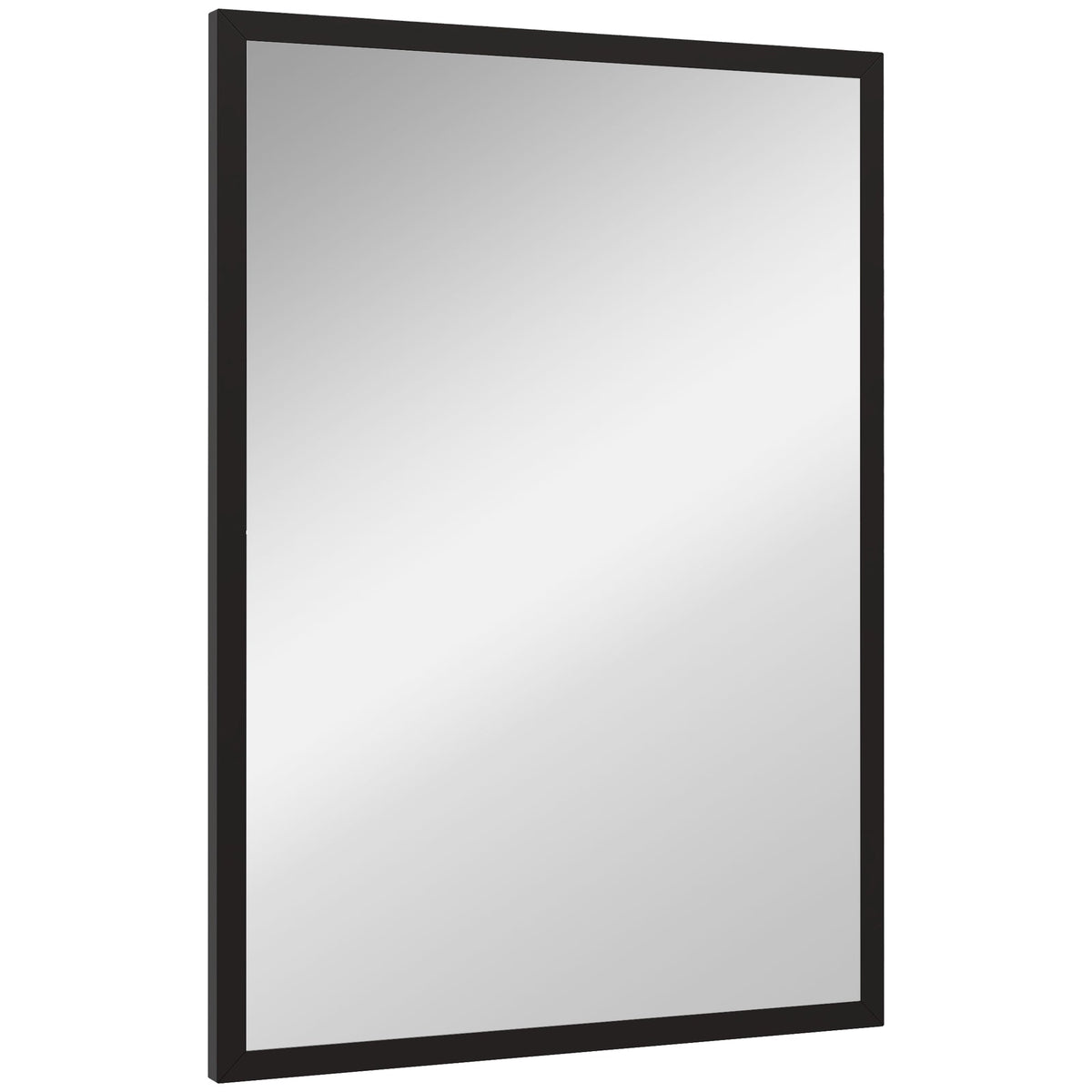 22" x 30" Bathroom Mirror for Wall, Rectangular Mirror for Living Room, Bedroom, Entryway, Black