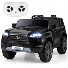 24V 4WD Licensed Lexus GX550 2 Seater Kids Ride On Car with Four 100W Motors, Black
