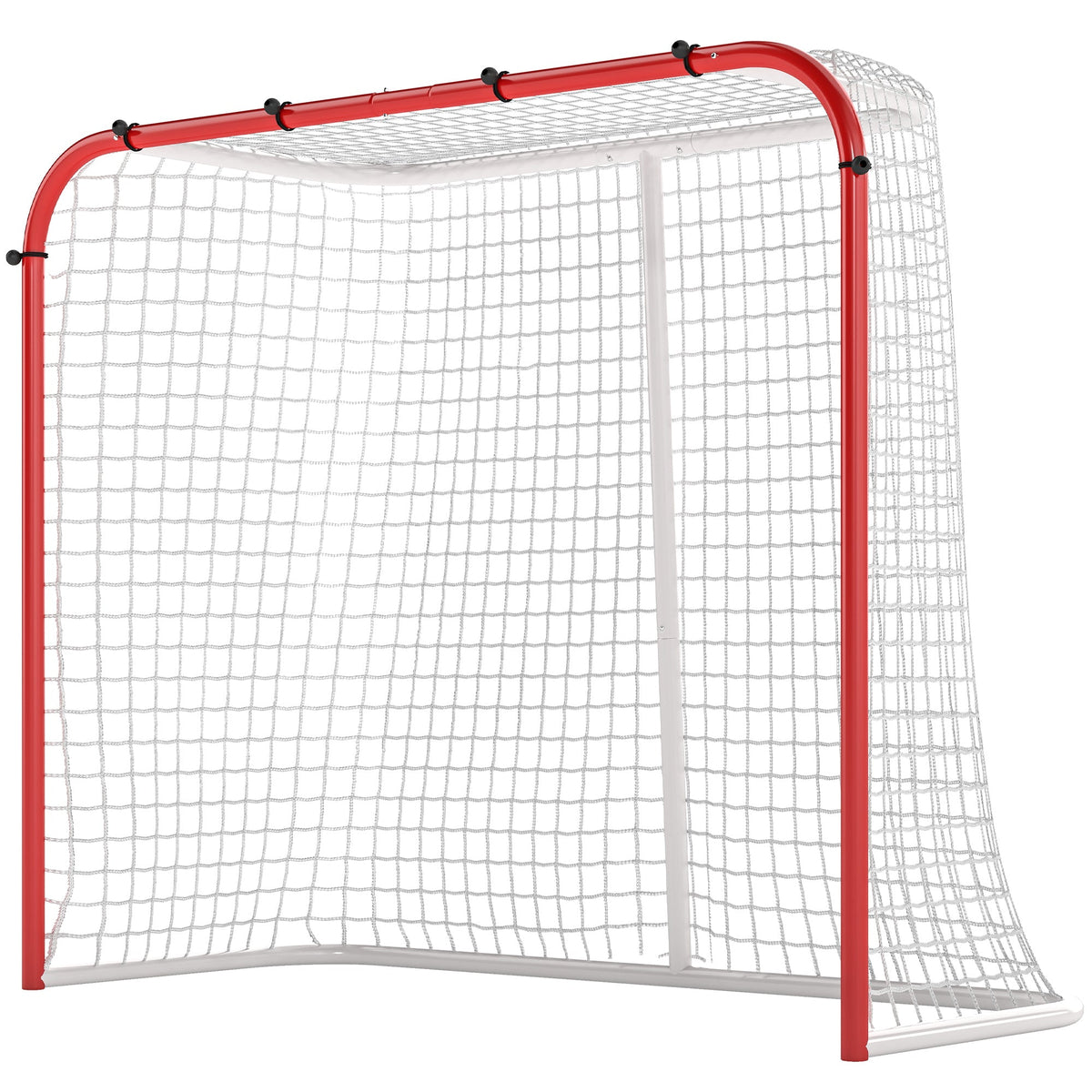 Hockey Net, Easy Set Up Hockey Goal with Steel Frame, PE Mesh, Outdoor Hockey Training Equipment for Garden, Backyard