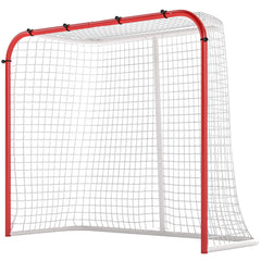 Hockey Net, Easy Set Up Hockey Goal with Steel Frame, PE Mesh, Outdoor Hockey Training Equipment for Garden, Backyard