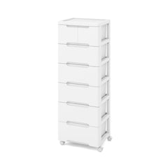 Rolling Storage Cabinet with Universal Wheels and 5/6/7 Drawers-7-Drawer