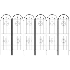 Metal Trellis Set of 2, Garden Trellis for Climbing Plants Support Frames, Arrow Design