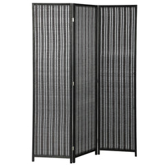 4 Panel Room Divider, 6 Ft Tall Indoor Portable Folding Privacy Screens, Bamboo Hand-Woven Freestanding Partition Wall Divider for Home Office, Brown