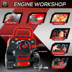 Smart Truck Engine Toy Set for Kids - Mini Car Service Station, Kids Tool Set Included, Suitable for 3-5 Years Old