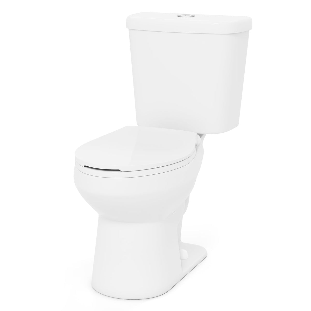 Standard Toilet with 17.5 Inch ADA Comfort Chair Height Seat