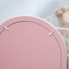 Kids Dressing Table and Chair Set, Girls Dressing Set, Makeup Desk with Drawer for 3-6 Years Old Kids, Pink