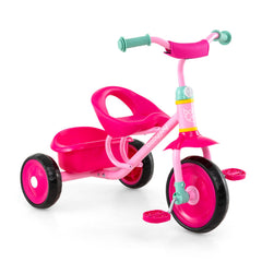 Toddler Tricycle for Boys and Girls 2-5 Years Old, with Removable Rear Storage Basket-Pink