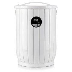 Towel Warmer Heated Bucket with Auto Shut Off and Fragrance Tray for Bathrooms-White