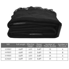 Trampoline Safety Replacement Protection Enclosure Net-16 ft