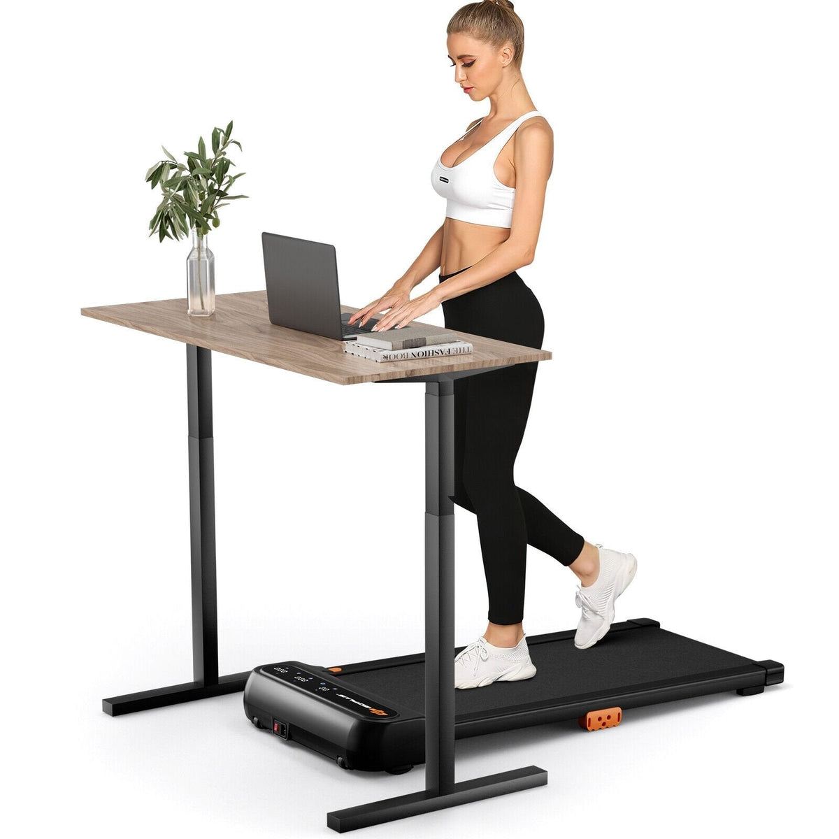 Under Desk Walking Pad Treadmill for Home/Office with Watch-Like Remote Control