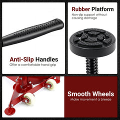Underhoist Support Stand for Vehicle Components Support-Red