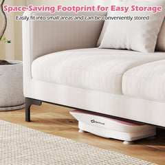 Vibration Plate Exercise Machine for Lymphatic Drainage and Weight Loss with 10 Speed Intensities-White