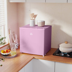 1.1 Cu. Ft. Mini Freezer, Compact Upright Freezer with Reversible Door, Removable Shelf, Adjustable Temperature, Black