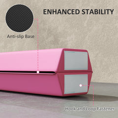 7ft Folding Balance Beam, Gymnastics Equipment with Anti-Slip Bottom for Kids Home Training, Multicolour